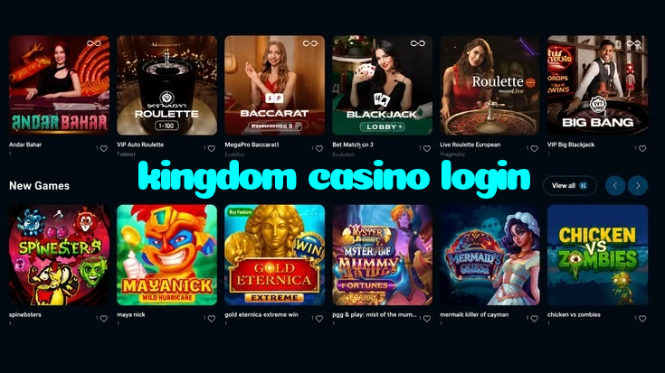 kingdom casino login casino presented on mobile device in Pakistan with slots and live games
